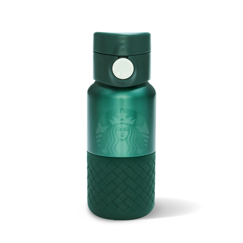  星巴克（Starbucks） 11122611 355ml 不锈钢保温杯 墨绿色（单位：个）